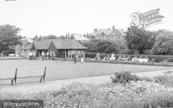 Kensington Gardens And Bowling Green c.1955, Lowestoft