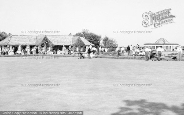 Photo of Lowestoft, Kensington Gardens Bowling Green c.1955