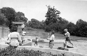 Kiddies Paddling Pool, Gunton Hall Holiday Camp c.1955, Lowestoft