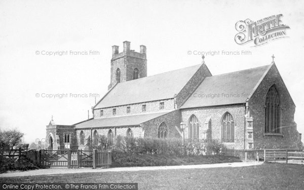 Photo of Lowestoft, Kirkley Church 1890