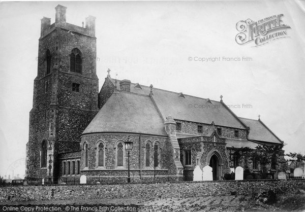 Photo of Lowestoft, Kirkley Church 1896
