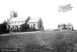 Kirkley Church And Rectory 1893, Lowestoft