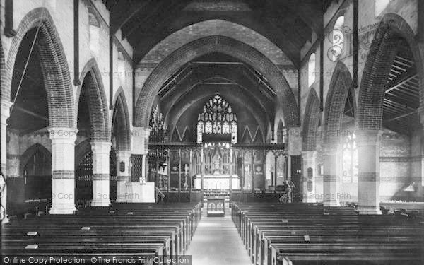 Photo of Lowestoft, Kirkley Church Interior 1893