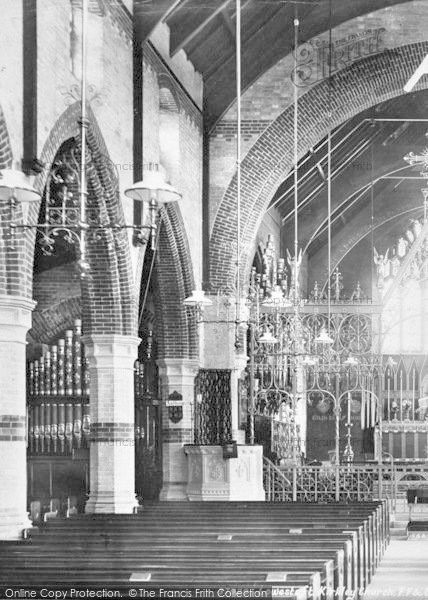 Photo of Lowestoft, Kirkley Church Interior 1896