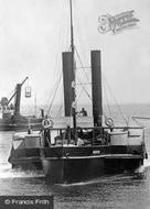 Paddle Steamer, The Harbour 1890, Lowestoft