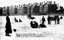 People On The Beach 1887, Lowestoft