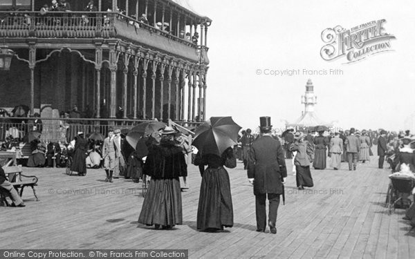 Photo of Lowestoft, People On The South Pier 1896