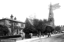 St John's Church And Vicarage 1891, Lowestoft