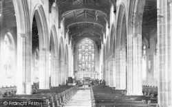St Margaret's Church Interior 1893, Lowestoft