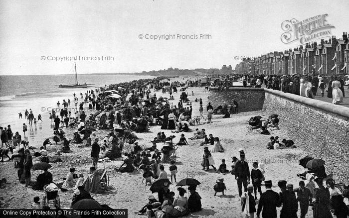 Photo of Lowestoft, The Beach c.1895