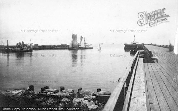 Photo of Lowestoft, The Harbour 1887