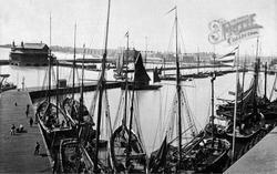 The Harbour And Parade c.1890, Lowestoft