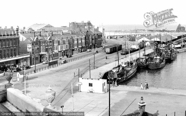 Photo of Lowestoft, The Harbour c.1955