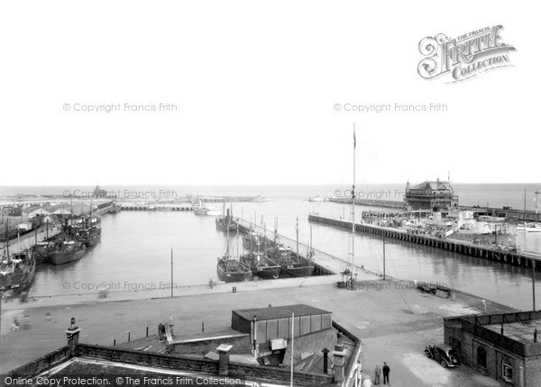 Photo of Lowestoft, The Harbour c.1955