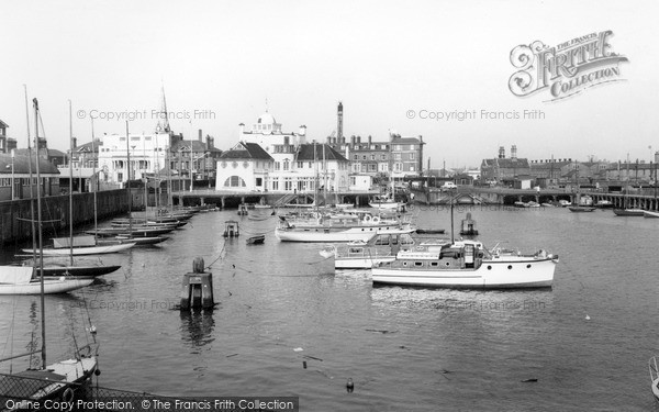 Photo of Lowestoft, The Harbour c.1960