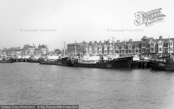 Photo of Lowestoft, The Harbour c.1965