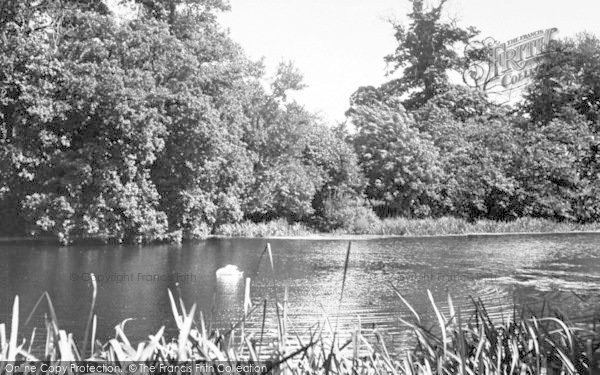 Photo of Lowestoft, The Lake, Gunton Hall Holiday Camp c.1955