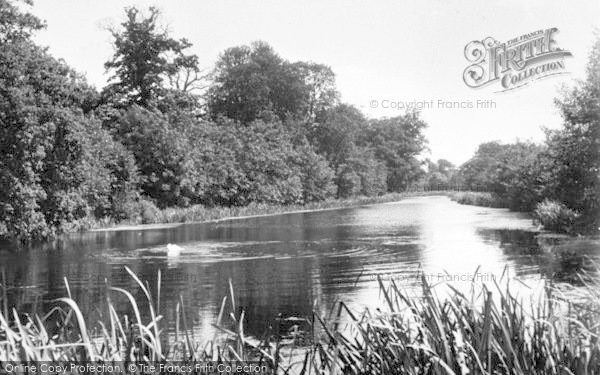Photo of Lowestoft, The Lake, Gunton Hall Holiday Camp c.1955