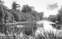 The Lake, Gunton Hall Holiday Camp c.1955, Lowestoft