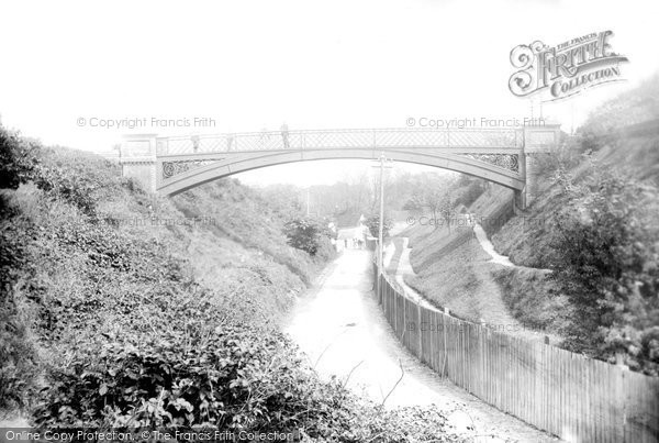 Photo of Lowestoft, The Park, The Bridge 1896