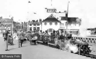 Lowestoft, the Pier Miniature Railway c1955