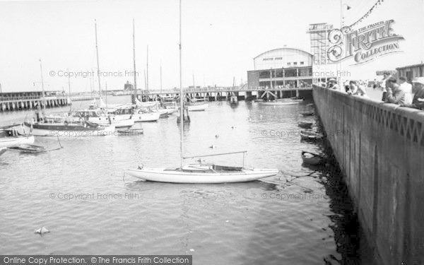 Photo of Lowestoft, Yacht Basin And South Pier c.1960