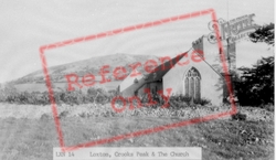 Crook Peak And The Church c.1960, Loxton