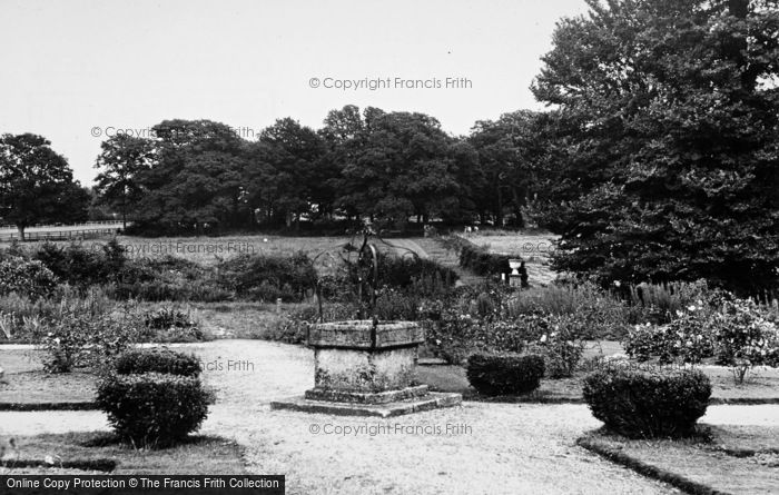 Photo of Loxwood, Rose Gardens, Loxwood Hall c.1955