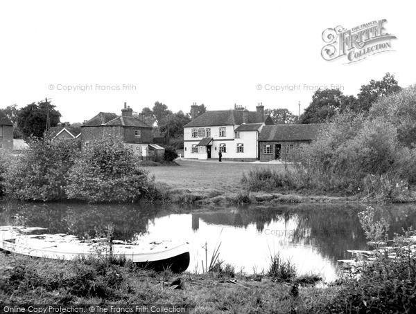Photo of Loxwood, The Onslow Arms And River Wey c.1950