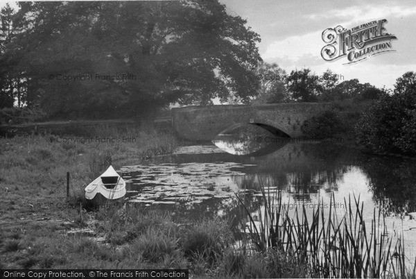 Photo of Loxwood, The River And Bridge c.1950