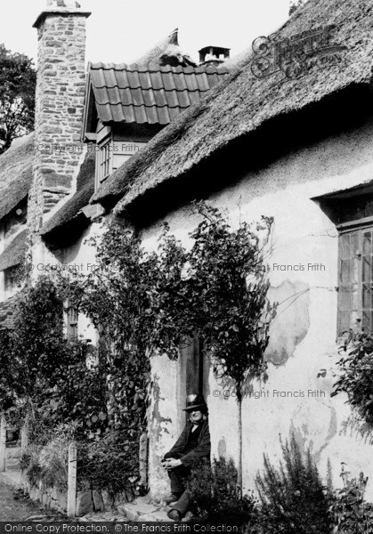 Photo of Luccombe, A Cottage Resident 1890