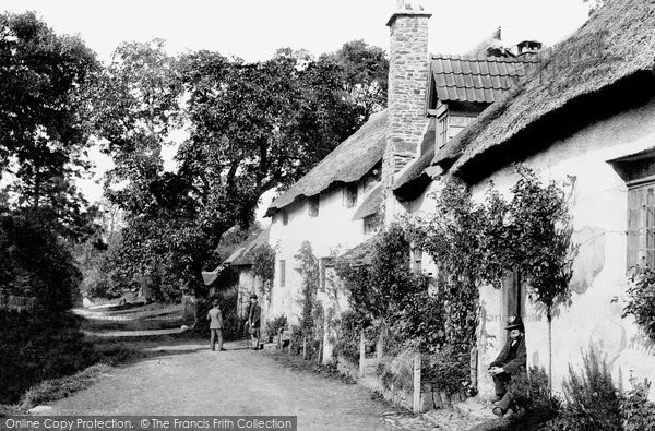 Photo of Luccombe, Cottages 1890
