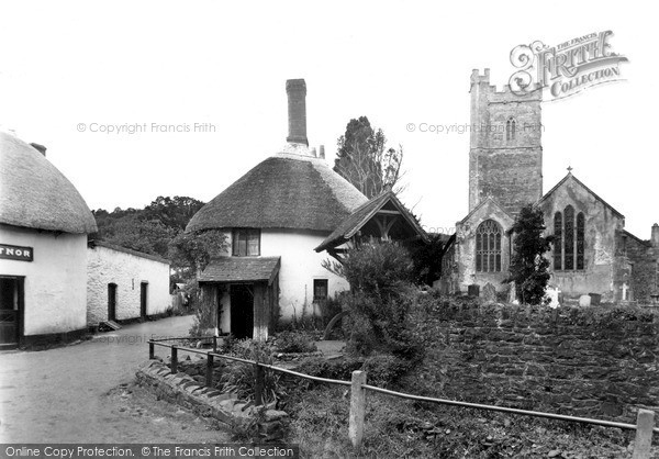 Photo of Luccombe, Village And Church c.1955
