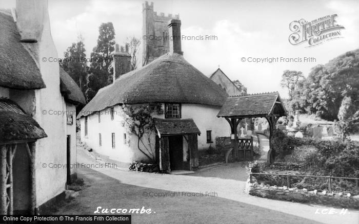 Photo of Luccombe, Village c.1955