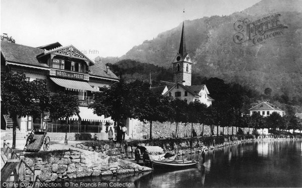 Photo of Lucerne, Hotel De La Poste c.1882