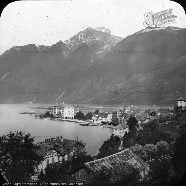 Photo of Lucerne, Lake Of Lucerne, Brunnen c.1880