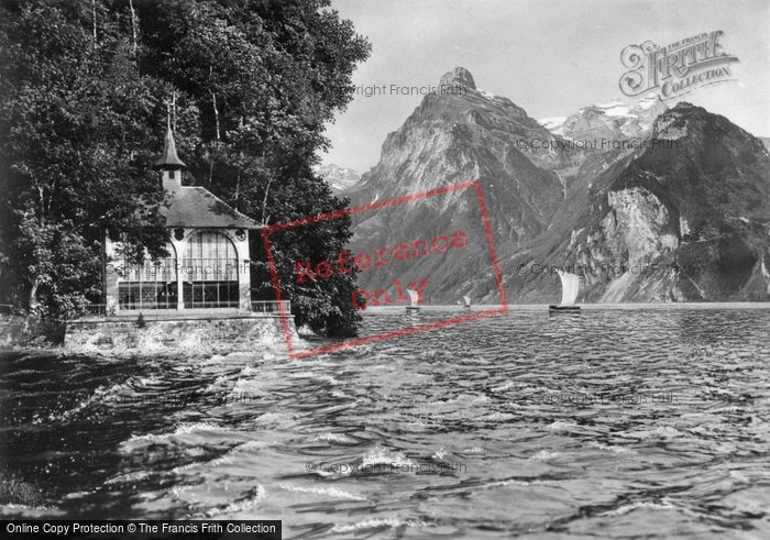 Photo of Lucerne, Tell's Chapel And Urirotstock c.1935