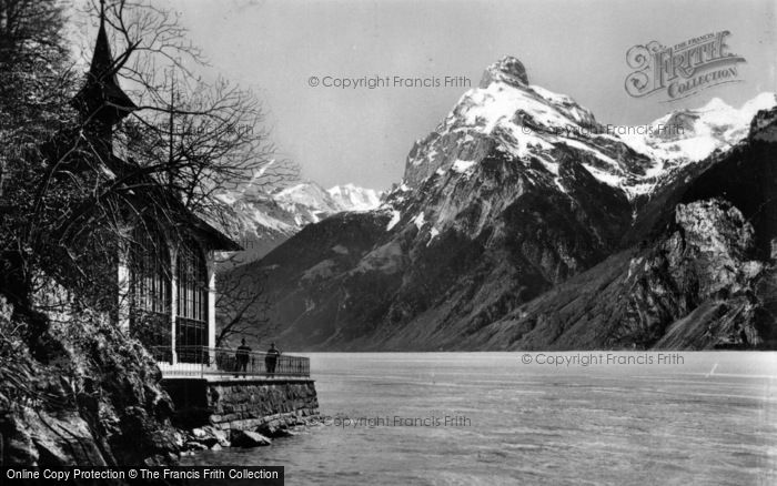 Photo of Lucerne, Tell's Chapel And Urirotstock c.1935