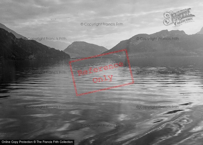 Photo of Lucerne, The Lake c.1935