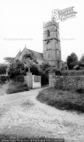 Photo of Luckington, Church Of St Mary And St Ethelbert c.1955