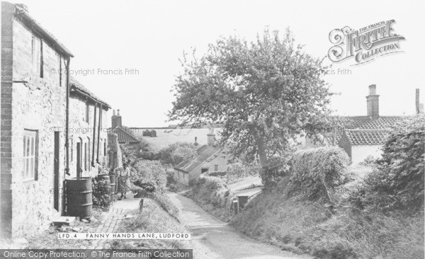 Photo of Ludford, Fanny Hands Lane c.1950