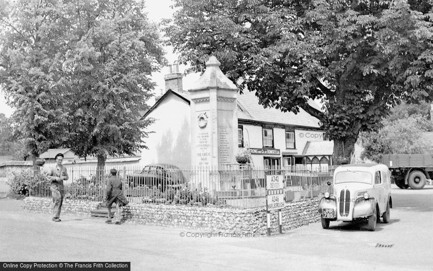 Ludgershall, the War Memorial c1950