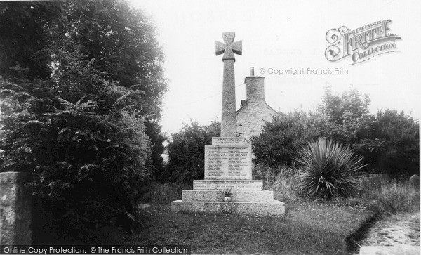 Photo of Ludgvan, The Memorial c.1960
