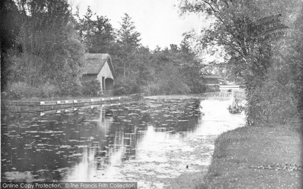 Photo of Ludham, Boat House, Womack Water c.1930