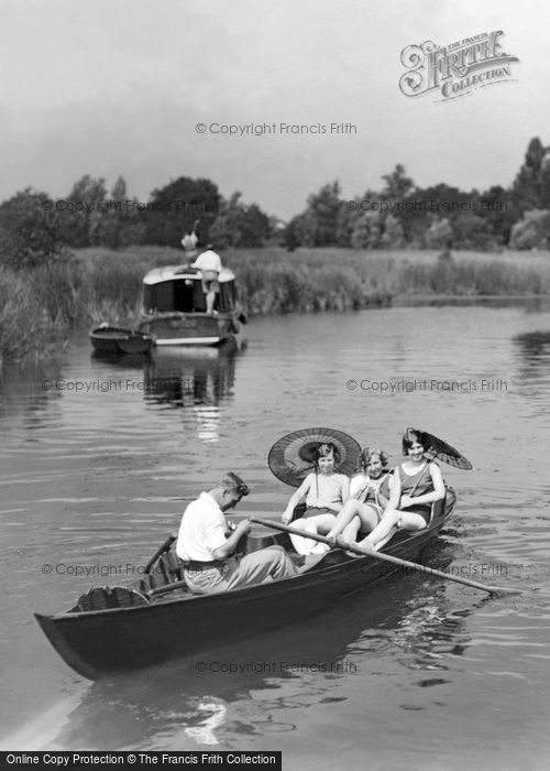 Photo of Ludham, Boating, Womack Water c.1930