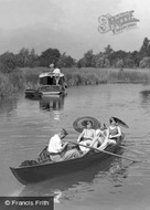 Boating, Womack Water c.1930, Ludham