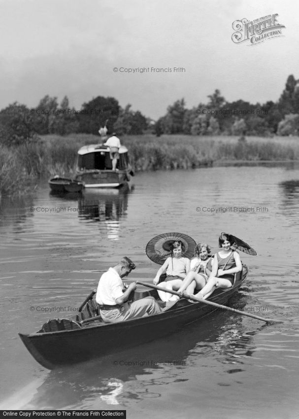 Ludham, Boating, Womack Water c1930