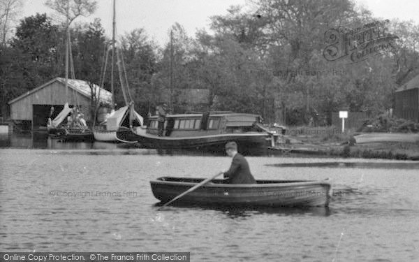 Photo of Ludham, Boats At The Staithe c.1931
