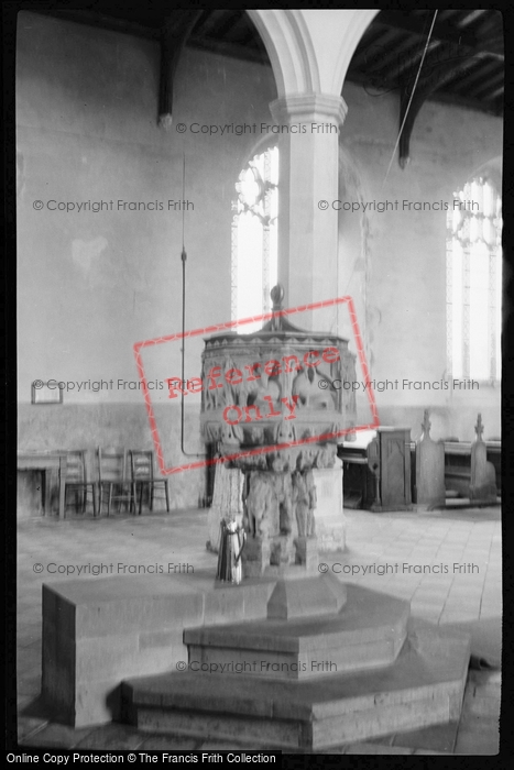 Photo of Ludham, Church Font 1958