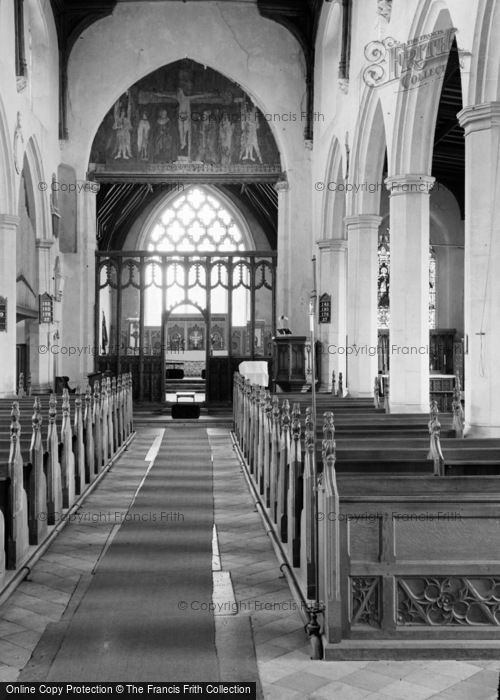 Photo of Ludham, Church Interior 1958